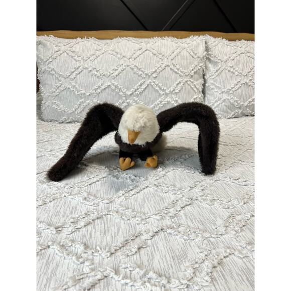 Furry Folk Puppet Folkmanis Bald Eagle Plush Made in USA - Picture 1 of 14